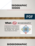 Biogeographic Processes