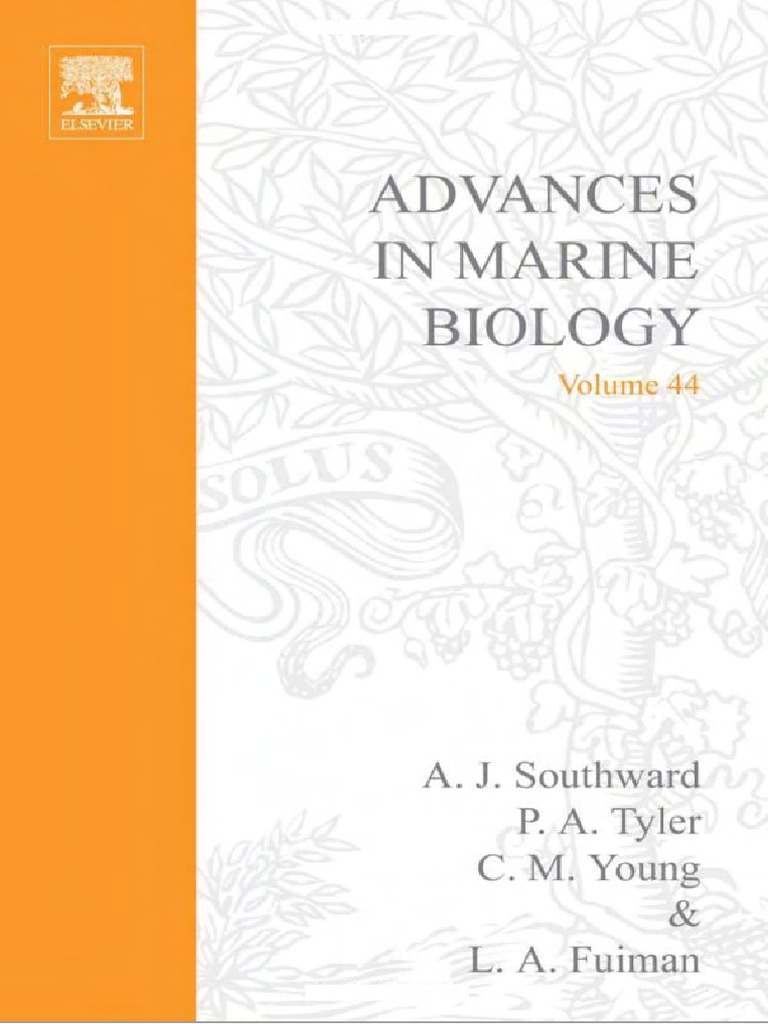 Advances in Marine Biology 44) A. Southward, Et Al