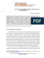 El Potencial Político de La Relacionalidad Mapuche Disensos Sobre La Sostenibilidad RAMOS Ana Margarita