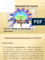 2.3 Transformadores monofasico y trifasico