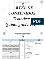 CARTEL DE CONTENIDOS 2024 Quinto