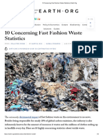 10 Concerning Fast Fashion Waste Statistics