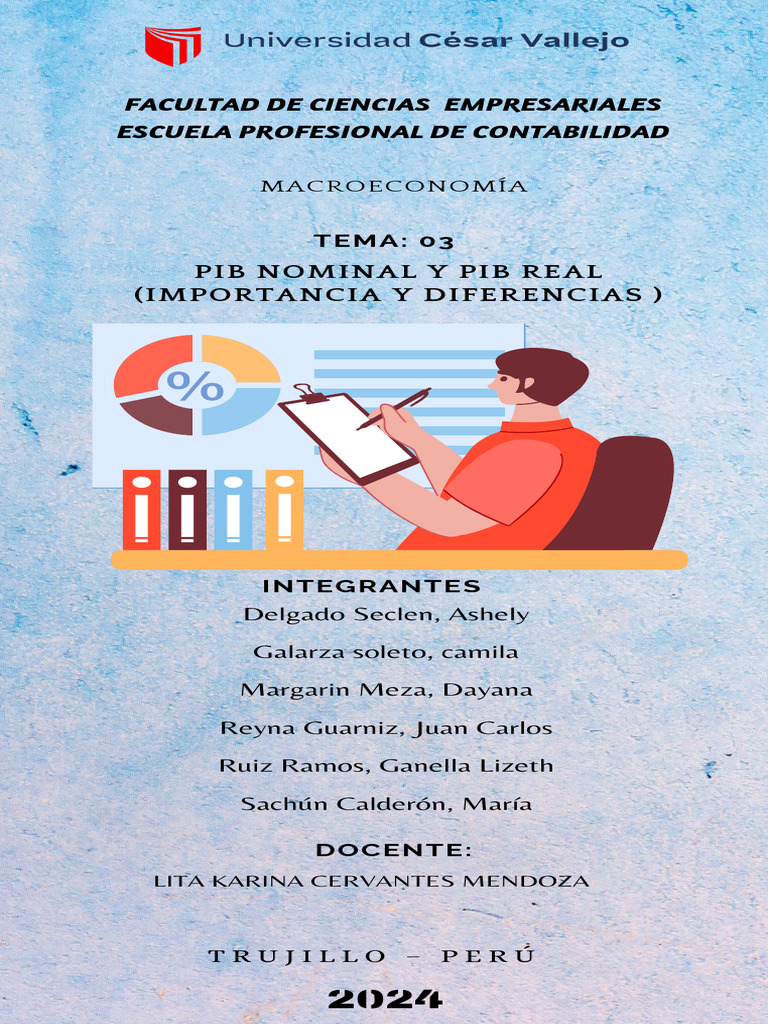 PIB Nominal vs Real: Importancia y Diferencias | PDF | Producto Interno ...