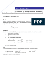 Historia de La Geometria y Elementos Geometricos para Sexto de Primaria