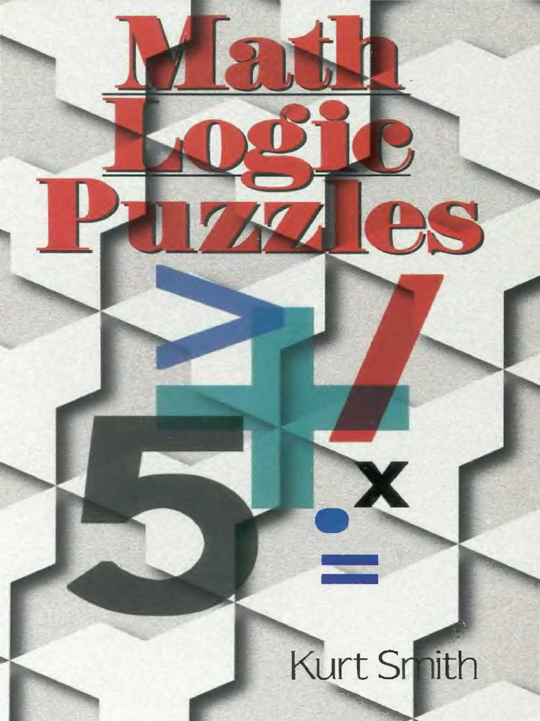 Math Logic Puzzles (PDFDrive) | PDF | Par (Score) | Weight