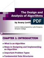 The Design and Analysis of Algorithms: by Anany Levitin