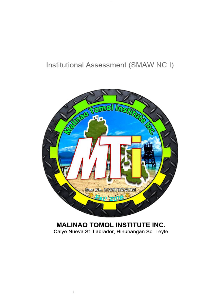institutional-assessment-smaw-nc-ii-download-free-pdf-welding