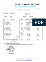 Coa Sample: Pt. Smart Lab Indonesia