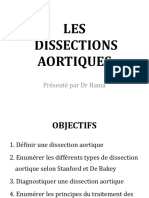 LES Dissections Aortiques: Présenté Par DR Hama