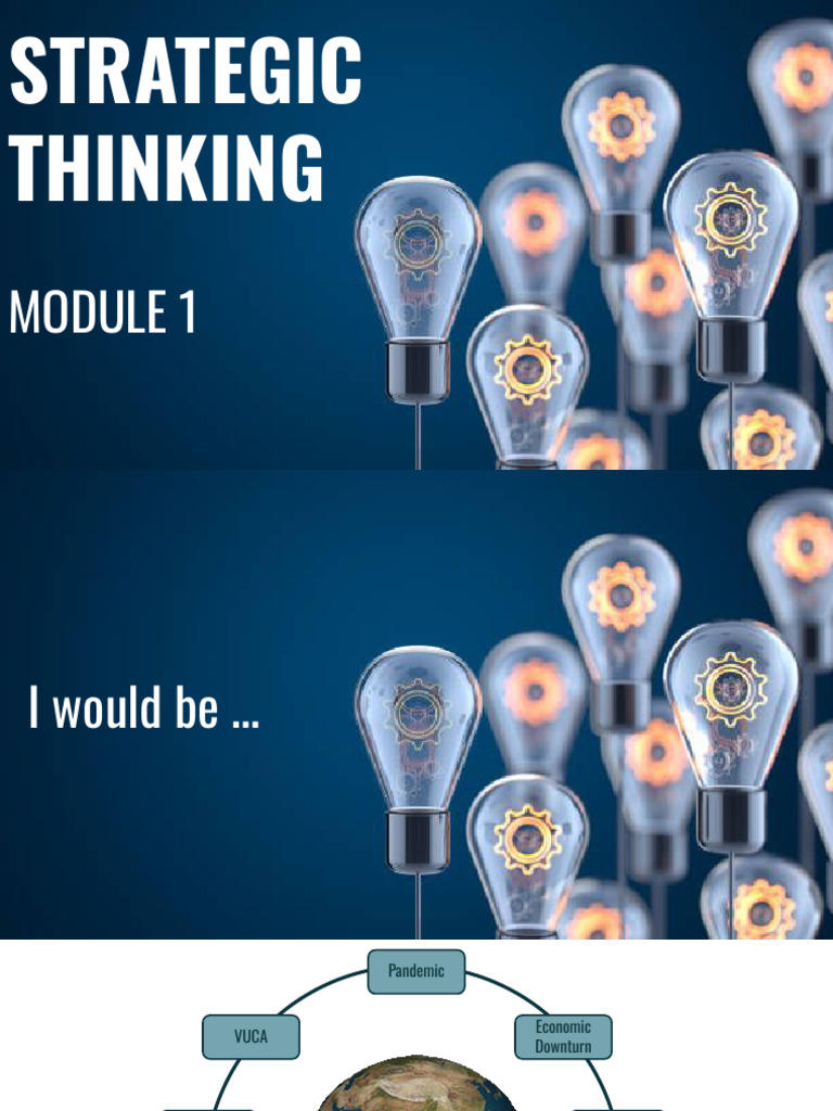 Strategic Thinking for Post-Pandemic Growth | PDF | Strategic ...