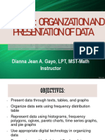 Organization and Presentation of Data