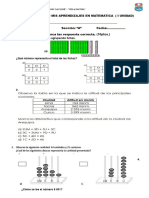 Evaluo Mis Aprendizajes Matematica