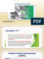 Kenapa Harus Validasi Data Aspak.....