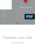 Livre de Recettes-Cuisson Sous Vide EVS 7000