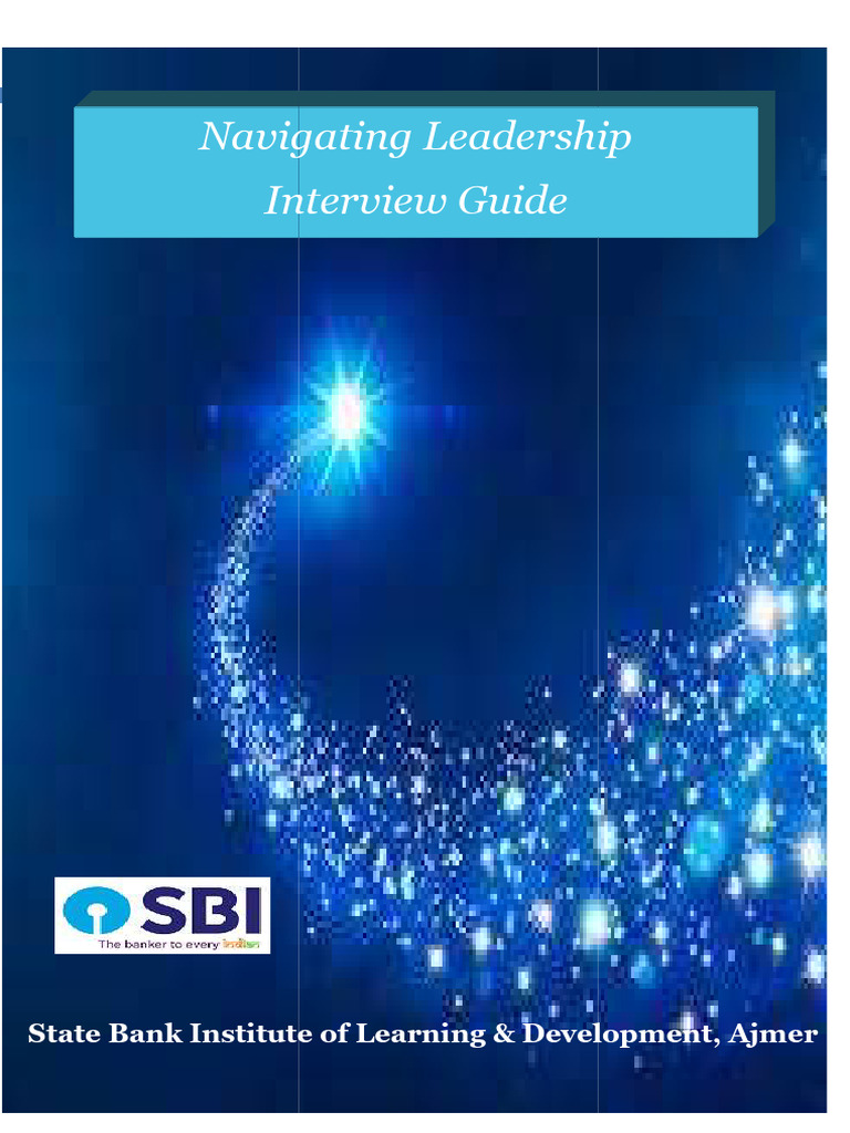 Navigating Leadership Interview Guide Sbild Ajmer | PDF | Inflation ...