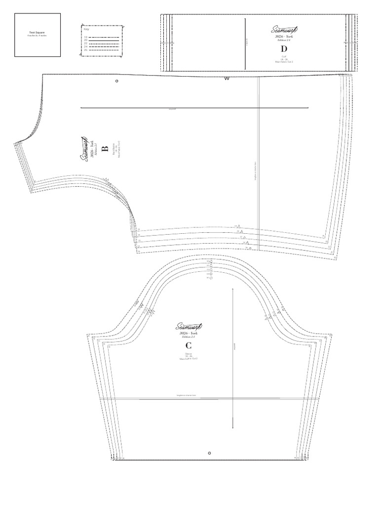 York 3026 Sewing Pattern Guide | PDF | Clothing | Fashion