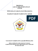 Proposal Permohonan Sarana Dan Prasarana