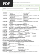 Oral Com 2nd Quarter Exam