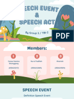 Group 3 Speech Event and Speech Act