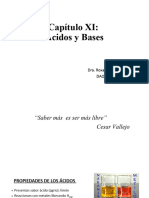 Capitulo XI Química General - Acidos y Bases