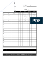 Promoter Time Sheet Format