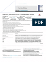 ESPEN Guideline On Clinical Nutrition in The Intensive Care Unit1