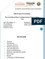 Password Based Door Locking System