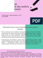 Konsep-Konsep Pengembangan Dan Analisis Dan Perencanaan Sistem