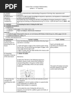 Lesson Plan in Math 6 (Week 1)