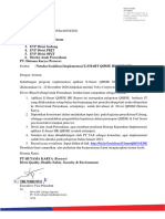 005 Surat Div QHSE Laporan Sosi Implementasi Smart Report QHSSE - R1