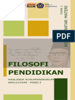 T2 - Filosofi Pendidikan - Koneksi Antar Materi - Haslinda