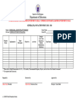 General Plan of Action, DM 055-2021