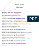 Present Perfect Ex 3 Forms