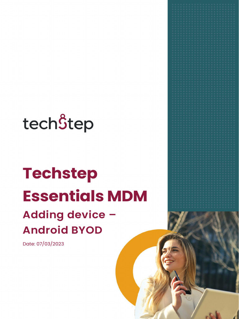 Android BYOD Setup with Essentials MDM | PDF | Google Play | Qr Code