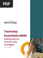 Adding Device - Android Fully Managed