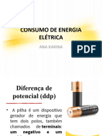 CONSUMO DE ENERGIA ELÉTRICA - cap 4