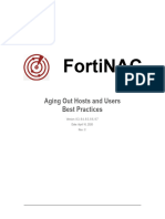 FortiNAC Best Practice Host and User Aging