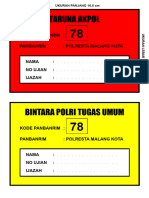 Warna Label Map Rim Polri