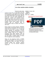 SA828 Walkie Talkie Module Datasheet