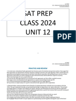 Sat Prep - Unit 12 - Handouts