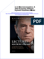 Lectures In Macroeconomics A Capitalist Economy Without Unemployment Kazimierz Laski download pdf chapter
