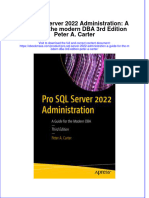 Pro SQL Server 2022 Administration A Guide For The Modern Dba 3Rd Edition Peter A Carter Full Download Chapter