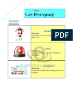 It's An Emergency!: Vocabulary