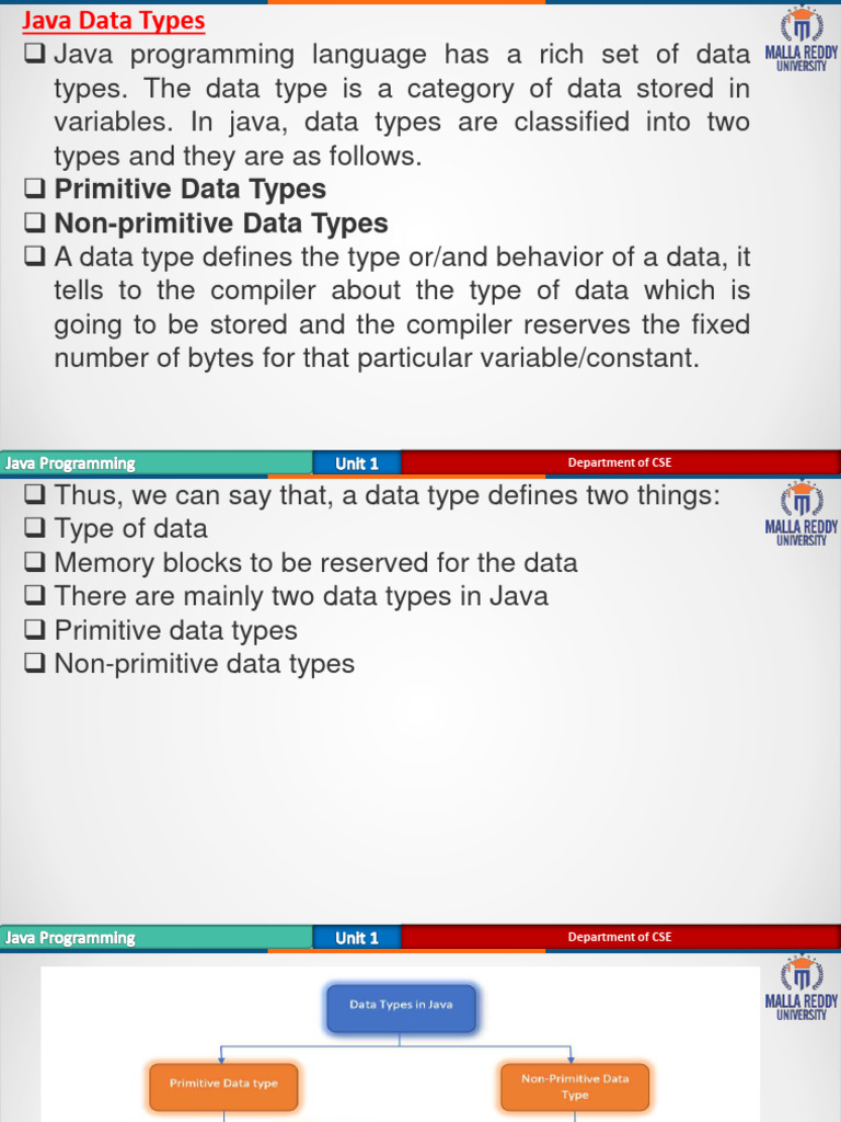 Data Types PPT | PDF