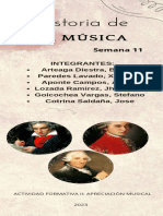 Hisotria de La Musica, Actividad Formativa II