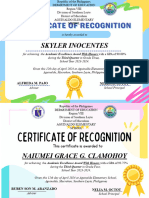 Award Certificates SY 2022-2023