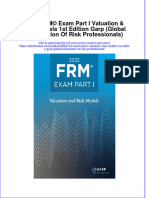 2022 FRM Exam Part I Valuation Risk Models 1St Edition Garp Global Association of Risk Professionals Full Chapter