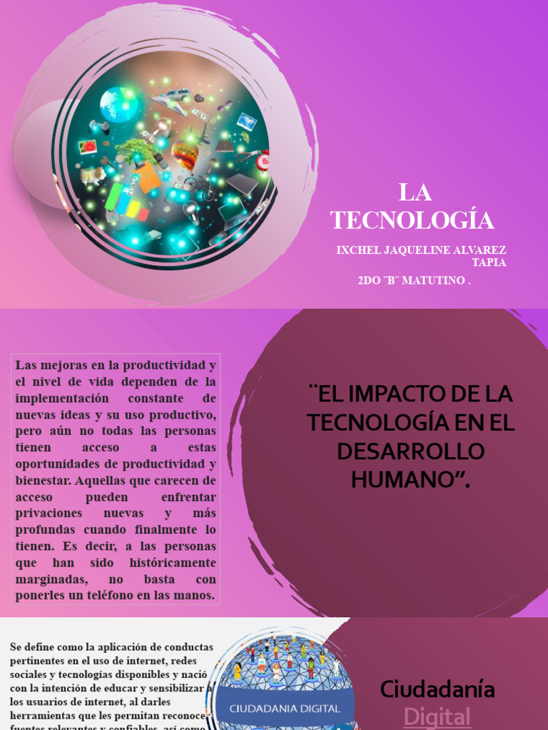 Impacto de la Tecnología en la Sociedad | PDF | Internet | Informática