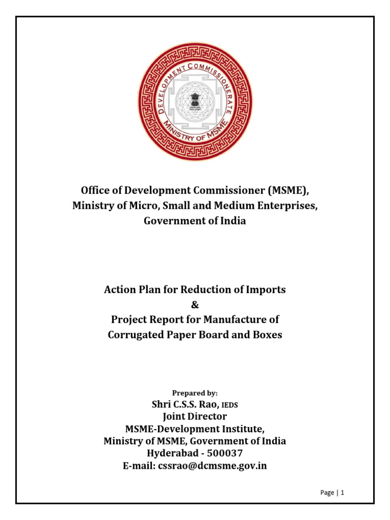 Corrugated Paper Board & Boxes by CSS Rao | PDF | Paper | Paperboard