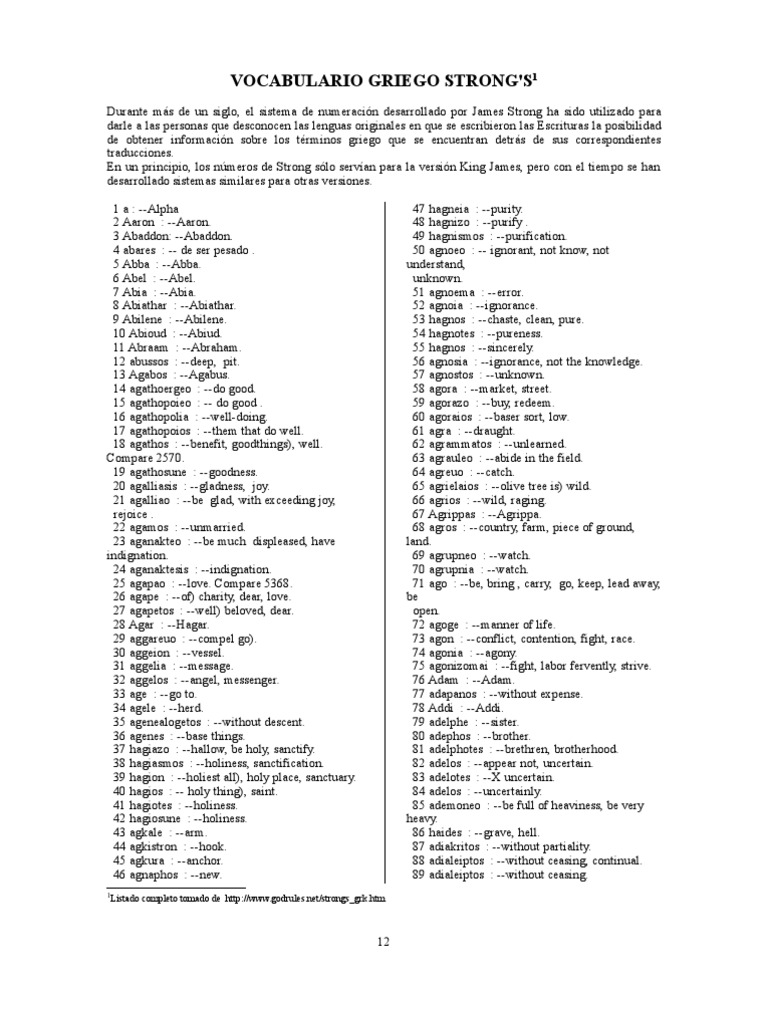 4 3 1 Vocabulario Griego Strong1